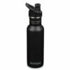 Klean Kanteen Narrow Classic 18oz W/ Sport Cap - Black 2 Klean Kanteen Narrow Classic 18oz W/ Sport Cap - Black -Brokedown Palace Shop KleanKanteen Narrow18oz Black 01