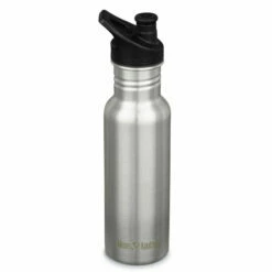 Klean Kanteen Narrow Classic 18oz W/ Sport Cap - Brushed Stainless