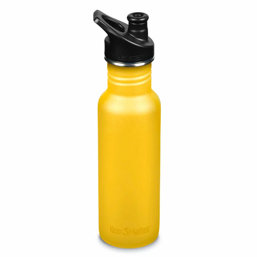Klean Kanteen Narrow Classic 18oz W/ Sport Cap - Old Gold 3 Klean Kanteen Narrow Classic 18oz W/ Sport Cap - Old Gold