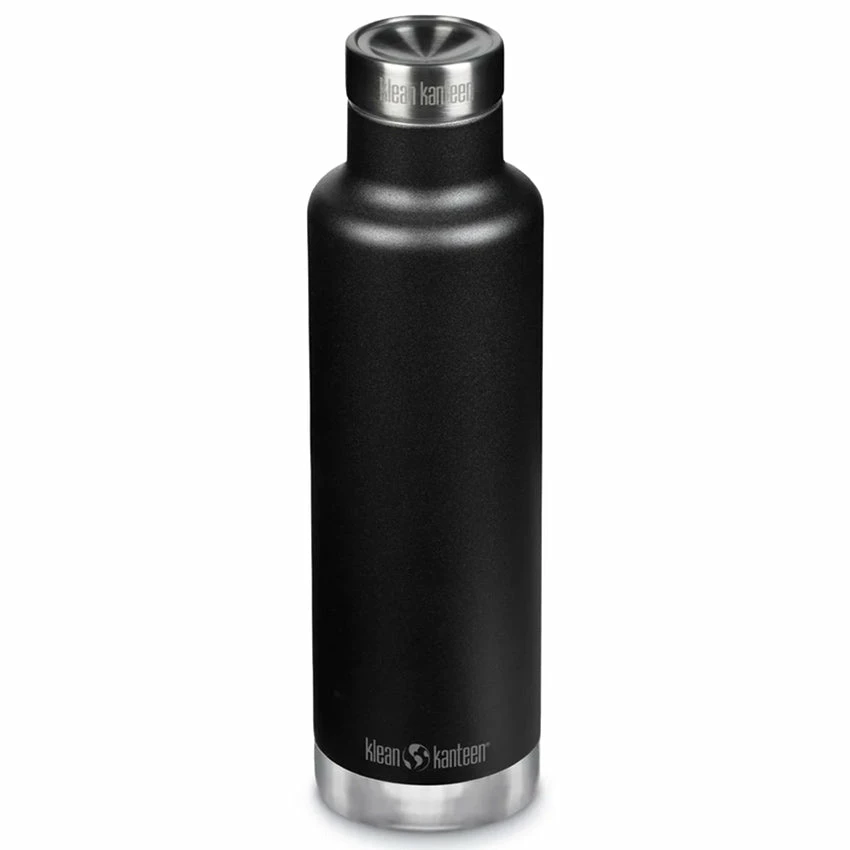 Klean Kanteen Insulated Classic 25oz W/ Pour Through Cap - Black 3 Klean Kanteen Insulated Classic 25oz W/ Pour Through Cap - Black