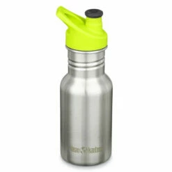 Klean Kanteen Kid Narrow Classic 12oz W/ Sport Cap - Brushed Stainless