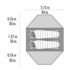 MSR Elixir 2 Backpacking Tent - Green -Brokedown Palace Shop MSR Elixir2Tent Green 03