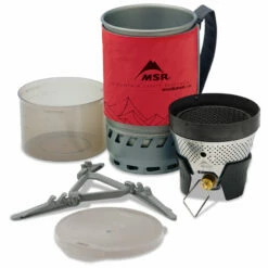 MSR WindBurner 1.0L Personal Stove System - Red