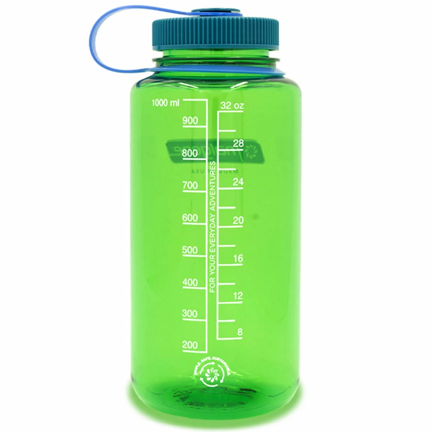 Nalgene 32oz/1L WM Tritan Sustain Bottle - Parrot Green 4 Nalgene 32oz/1L WM Tritan Sustain Bottle - Parrot Green - Image 2