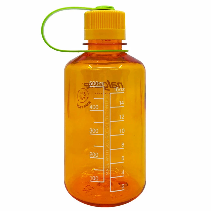 Nalgene 16oz/0.5L NM Tritan Sustain Bottle - Clementine 4 Nalgene 16oz/0.5L NM Tritan Sustain Bottle - Clementine - Image 2