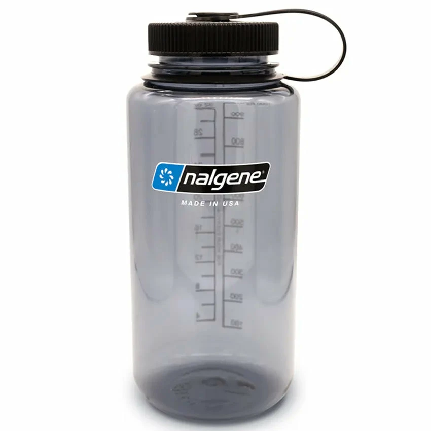 Nalgene 32oz/1L WM Tritan Sustain Bottle - Gray W/ Black 3 Nalgene 32oz/1L WM Tritan Sustain Bottle - Gray W/ Black