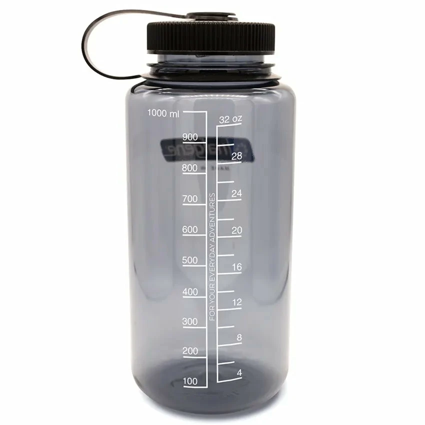 Nalgene 32oz/1L WM Tritan Sustain Bottle - Gray W/ Black 4 Nalgene 32oz/1L WM Tritan Sustain Bottle - Gray W/ Black - Image 2