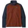 Patagonia Men's Better Sweater 1/4 Zip - Barn Red W/New Navy 1 Patagonia Men's Better Sweater 1/4 Zip - Barn Red W/New Navy -Brokedown Palace Shop Patagonia 14BetterSweater BarnRed 01