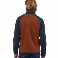 Patagonia Men's Better Sweater 1/4 Zip - Barn Red W/New Navy -Brokedown Palace Shop Patagonia 14BetterSweater BarnRed 04