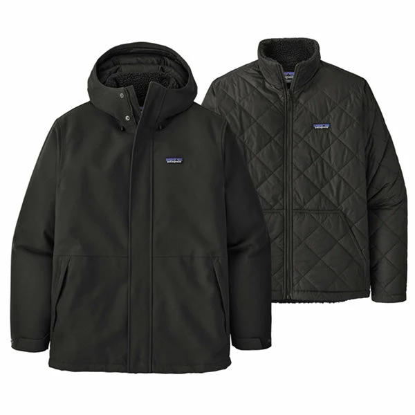 Patagonia Men's Lone Mountain 3-in-1 Jacket - Black 3 Patagonia Men's Lone Mountain 3-in-1 Jacket - Black
