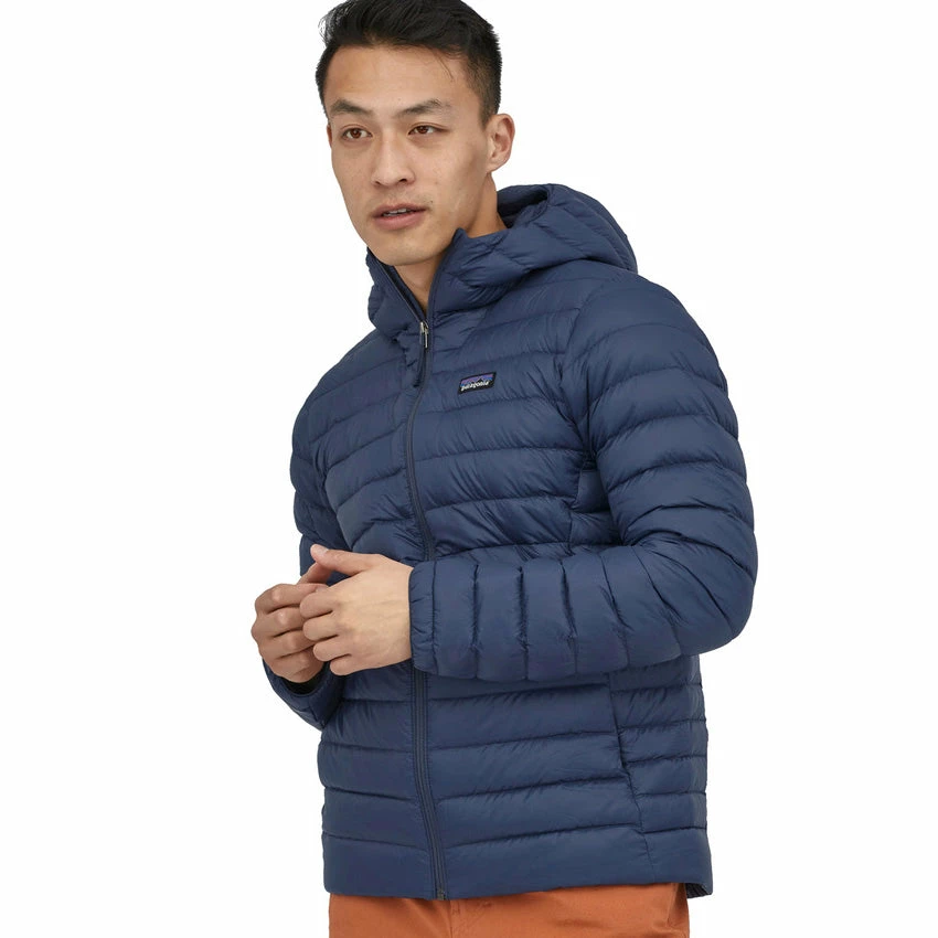 Patagonia Men's Down Sweater Hoody - New Navy 5 Patagonia Men's Down Sweater Hoody - New Navy - Image 3