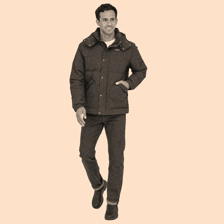 Patagonia Men's Downdrift Jacket - Cabin Gold 7 Patagonia Men's Downdrift Jacket - Cabin Gold - Image 5