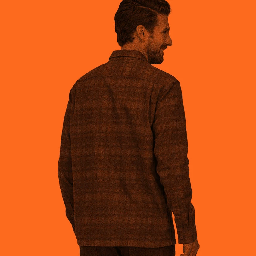 Patagonia Men's L/S Organic Cotton Fjord Flannel Shirt - Forage: Plume Grey 6 Patagonia Men's L/S Organic Cotton Fjord Flannel Shirt - Forage: Plume Grey - Image 4