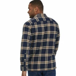 Patagonia Men's L/S Organic Cotton Fjord Flannel Shirt - North Line: New Navy 9 Patagonia Men's L/S Organic Cotton Fjord Flannel Shirt - North Line: New Navy -Brokedown Palace Shop Patagonia AW22 MsFjordFlannel NOLN 04