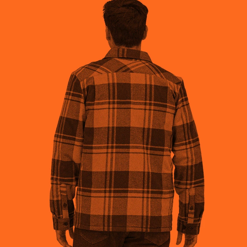 Patagonia Men's Insulated Organic Cotton MW Fjord Flannel Shirt - Forestry: Hemlock Green 6 Patagonia Men's Insulated Organic Cotton MW Fjord Flannel Shirt - Forestry: Hemlock Green - Image 4