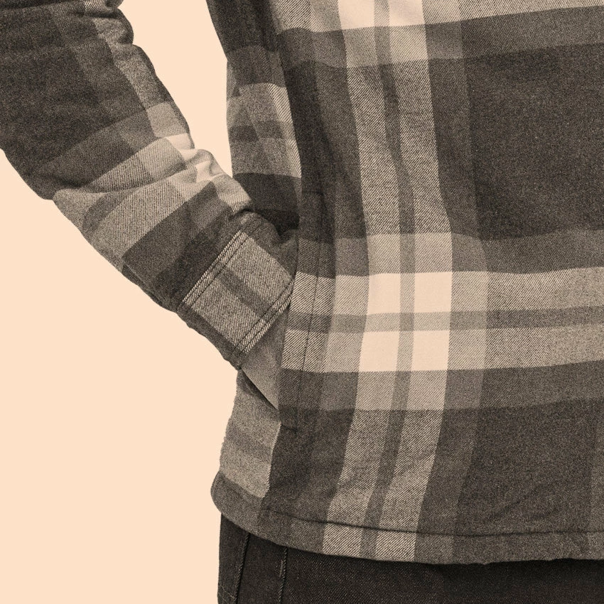 Patagonia Men's Insulated Organic Cotton MW Fjord Flannel Shirt - Forestry: Hemlock Green 7 Patagonia Men's Insulated Organic Cotton MW Fjord Flannel Shirt - Forestry: Hemlock Green - Image 5