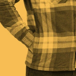 Patagonia Men's Insulated Organic Cotton MW Fjord Flannel Shirt - Live Oak: Sequoia Red -Brokedown Palace Shop Patagonia AW22 MsInsulatedFjordFlannel LiveOakTan 05 6233e313 1763 4890 a4da 501eb40cfece