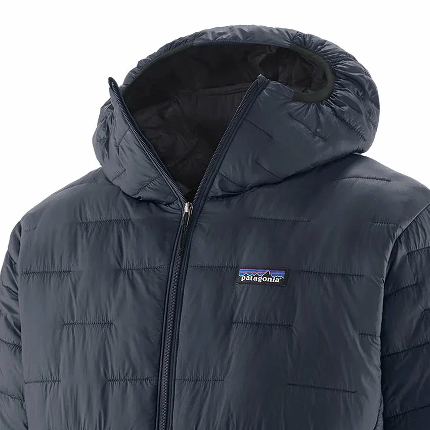 Patagonia Men's Micro Puff Hoody - Smolder Blue 4 Patagonia Men's Micro Puff Hoody - Smolder Blue - Image 2