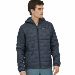 Patagonia Men's Micro Puff Hoody - Smolder Blue 9 Patagonia Men's Micro Puff Hoody - Smolder Blue -Brokedown Palace Shop Patagonia AW22 MsMicroPuffHoody SmolderBlue 03