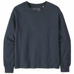Patagonia Women's Regenerative Organic Certified™ Cotton Essential Pullover - Smolder Blue
