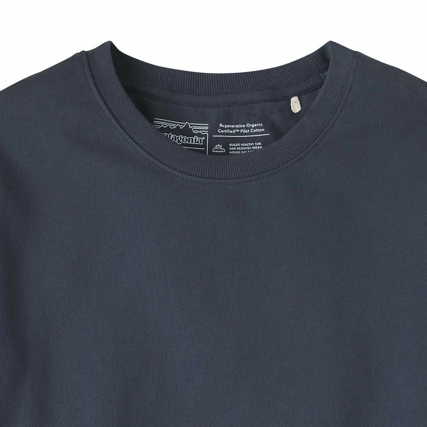 Patagonia Women's Regenerative Organic Certified™ Cotton Essential Pullover - Smolder Blue 4 Patagonia Women's Regenerative Organic Certified™ Cotton Essential Pullover - Smolder Blue - Image 2
