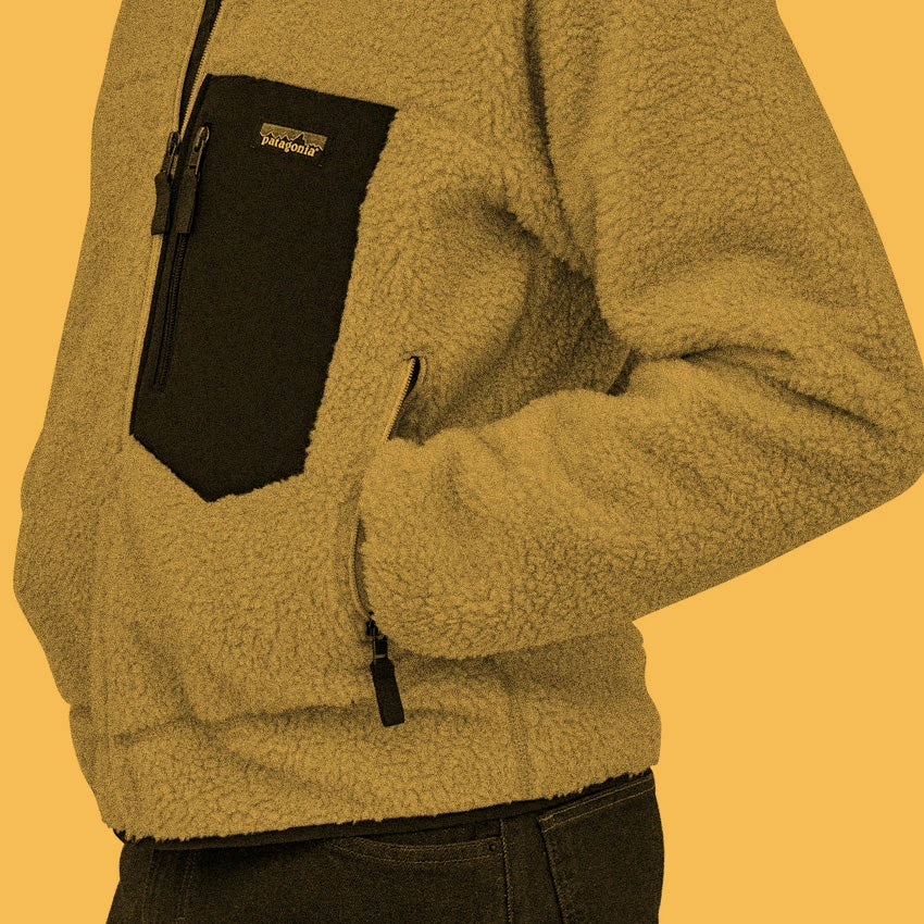 Patagonia Men's Classic Retro-X Jacket - Pitch Blue 7 Patagonia Men's Classic Retro-X Jacket - Pitch Blue - Image 5