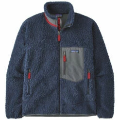 Patagonia Men's Classic Retro-X Jacket - New Navy W/Wax Red