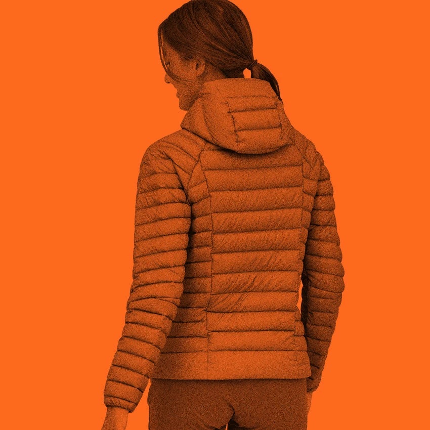 Patagonia Women's Down Sweater Hoody - Wavy Blue 7 Patagonia Women's Down Sweater Hoody - Wavy Blue - Image 5