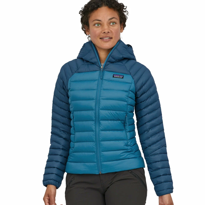 Patagonia Women's Down Sweater Hoody - Wavy Blue 4 Patagonia Women's Down Sweater Hoody - Wavy Blue - Image 2