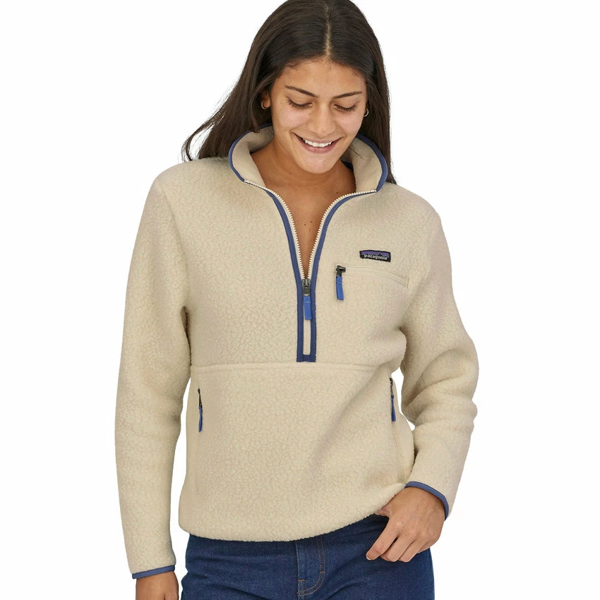 Patagonia Women's Retro Pile Marsupial Pullover - Natural 5 Patagonia Women's Retro Pile Marsupial Pullover - Natural - Image 3
