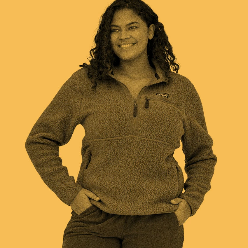 Patagonia Women's Retro Pile Marsupial Pullover - Natural 7 Patagonia Women's Retro Pile Marsupial Pullover - Natural - Image 5