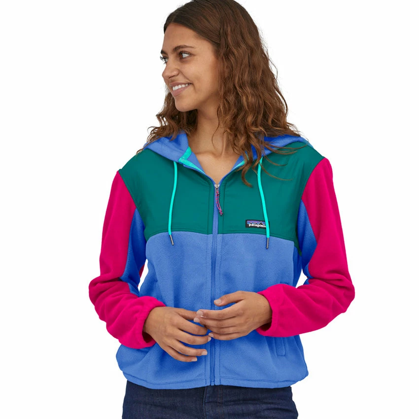 Patagonia Women's Microdini Hoody - Float Blue 4 Patagonia Women's Microdini Hoody - Float Blue - Image 2