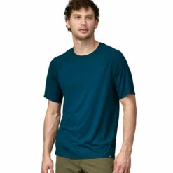 Patagonia Men's Capilene Cool Trail Shirt - Lagom Blue -Brokedown Palace Shop Patagonia AW23 CapCoolTrailShirt LMBE 03