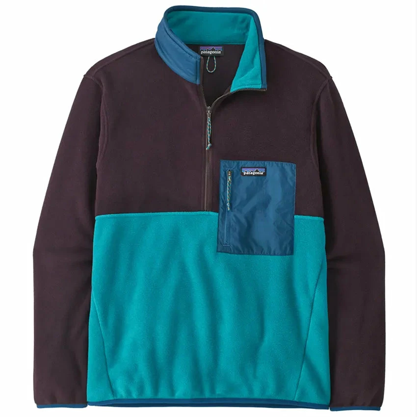 Patagonia Men's Microdini 1/2 Zip Pullover - Belay Blue 3 Patagonia Men's Microdini 1/2 Zip Pullover - Belay Blue
