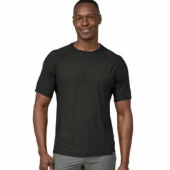 Patagonia Men's Capilene Cool Trail Shirt - Black -Brokedown Palace Shop Patagonia AW23 MsCapCoolTrailShirt BLK 03