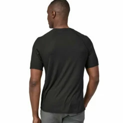 Patagonia Men's Capilene Cool Trail Shirt - Black -Brokedown Palace Shop Patagonia AW23 MsCapCoolTrailShirt BLK 04