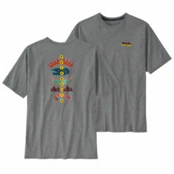 Patagonia Men's Fitz Roy Wild Responsibili-Tee - Gravel Heather