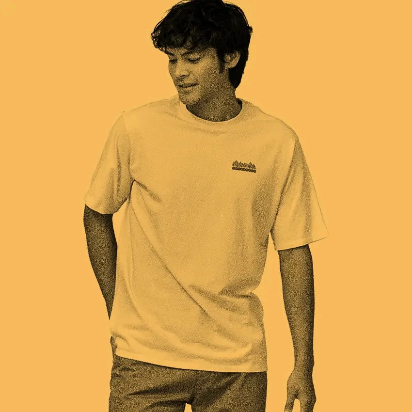 Patagonia Men's Fitz Roy Wild Responsibili-Tee - Gravel Heather 6 Patagonia Men's Fitz Roy Wild Responsibili-Tee - Gravel Heather - Image 4