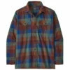 Patagonia Men's L/S Organic Cotton Fjord Flannel Shirt - Guides: Superior Blue -Brokedown Palace Shop Patagonia AW23 MsFjordFlannelShirt GDSU 01