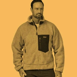 Patagonia Men's Classic Retro-X Jacket - Natural W/Obsidian Plum -Brokedown Palace Shop Patagonia AW23 MsRetroXJacket NLPM 03