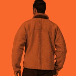 Patagonia Men's Classic Retro-X Jacket - Natural W/Obsidian Plum -Brokedown Palace Shop Patagonia AW23 MsRetroXJacket NLPM 04