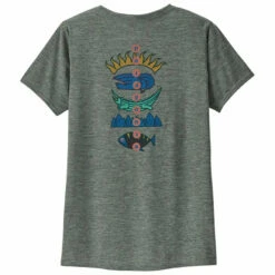 Patagonia Women's Capilene Cool Daily Graphic Shirt - Fitz Roy Wild: Sleet Green X-Dye 10 Patagonia Women's Capilene Cool Daily Graphic Shirt - Fitz Roy Wild: Sleet Green X-Dye -Brokedown Palace Shop Patagonia AW23 WsCapCoolDaily FINX 04