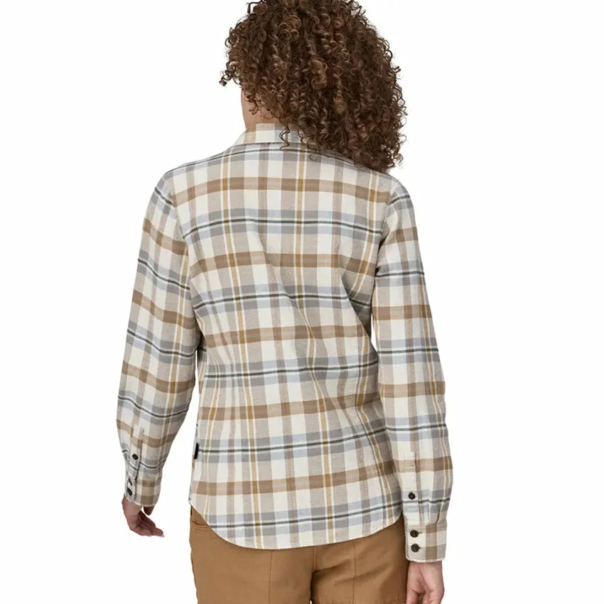 Patagonia Women's LS Organic Cotton Fjord Flannel Shirt - Fields: Natural 6 Patagonia Women's LS Organic Cotton Fjord Flannel Shirt - Fields: Natural - Image 4