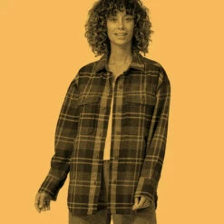 Patagonia Women's HW Fjord Flannel Overshirt - Natural -Brokedown Palace Shop Patagonia AW23 WsHWFjordFlannelOvershirt NAT 03