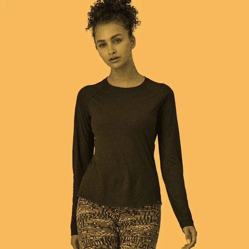 Patagonia Women's L/S Capilene Cool Trail Shirt - Black 5 Patagonia Women's L/S Capilene Cool Trail Shirt - Black - Image 3