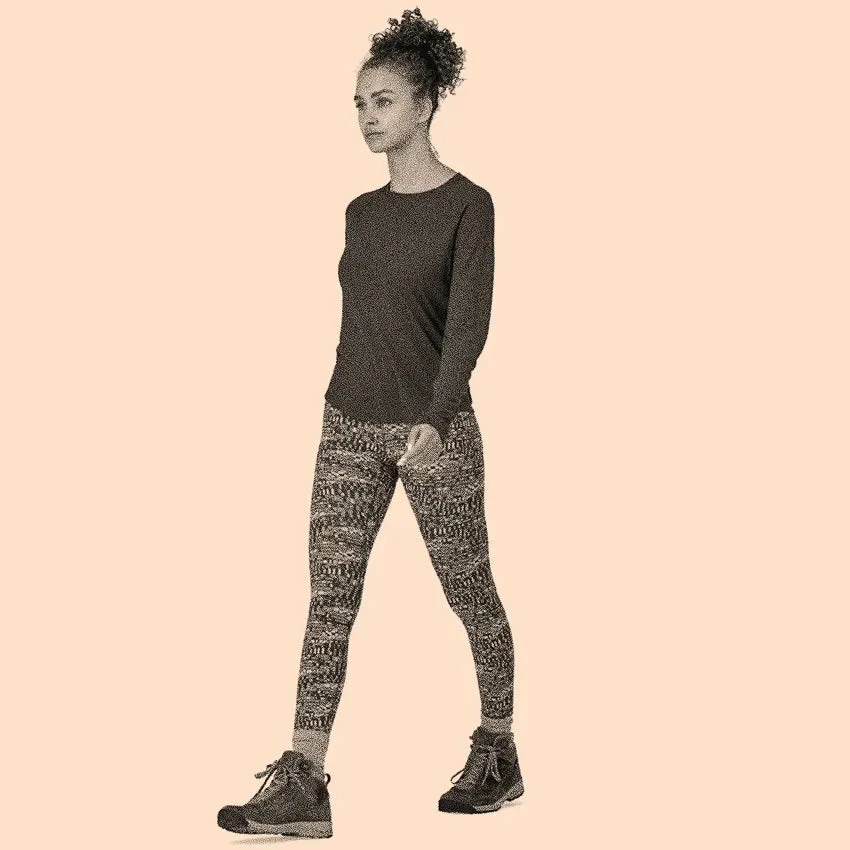 Patagonia Women's L/S Capilene Cool Trail Shirt - Black 7 Patagonia Women's L/S Capilene Cool Trail Shirt - Black - Image 5