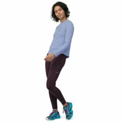 Patagonia Women's L/S Capilene Cool Trail Shirt - Walk Your Patch: Pale Periwinkle 9 Patagonia Women's L/S Capilene Cool Trail Shirt - Walk Your Patch: Pale Periwinkle -Brokedown Palace Shop Patagonia AW23 WsLSCapCoolTrailShirt WKPE 04