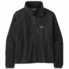 Patagonia Women's Microdini 1/2 Zip Pullover - Black -Brokedown Palace Shop Patagonia AW23 WsMicrodini12Zip BLK 01