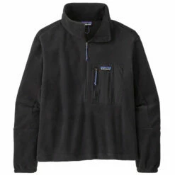 Patagonia Women's Microdini 1/2 Zip Pullover - Black