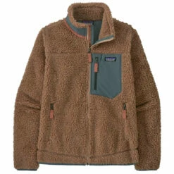 Patagonia Women's Classic Retro-X Jacket - Pampas Tan W/Nouveau Green